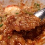 アジトイズム - 【イレギュラー】メキシカンな味噌まぜそば（800円）＋〆のリゾット（200円）