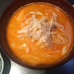 銀座ろくさん亭 - 酸辣湯うどん．結構辛かった（らしい）