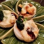 胡座 - タマネギの甘味噌チーズ焼き