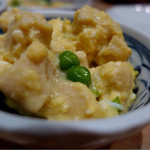 恵美寿屋 - お通し、高野豆腐の卵とじ