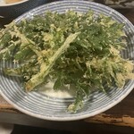 大衆酒場ラクダ - 春菊天ぷら