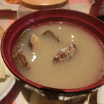 レストラン　ボン - ポーク生姜焼きに付いてきたアサリの味噌汁