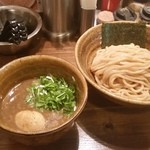 ベジポタつけ麺えん寺 - 「ベジポタ 味玉つけ麺 (900円)」