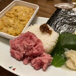 ちゅう心 - ウニトロ丼❣️丼ぶりになっているのかと思いきや、プレートでお洒落な盛り付け。驚いたのがウニの量‼️