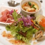 阪南洋風食堂クゥクゥ - お誕生日コース　前菜盛り合わせ