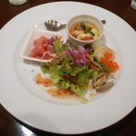 阪南洋風食堂クゥクゥ - お誕生日コース　前菜盛り合わせ