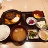 さち福やCAFE - 半熟玉子と特製デミグラスハンバーグ定食
