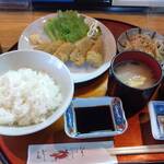 和食処 小西 - イワシフライ定食500円