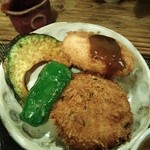 つよしのコロッケ本舗 - 海老クリームとナチュラルポテト