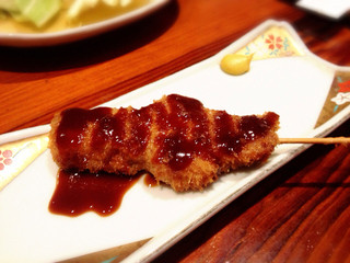 炭火居酒屋 いちろう - 串揚げ  サクサクうんま〜い♡