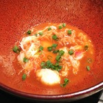 エクアトゥール - （2015.3）吉野葛でよせた鱈白子とズワイガニ