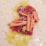 VIA Brianza - 2015　2月　馬肉のカルパッチョ凍結フォアグラ添え