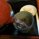 そば処　つばき野 - 蕎麦湯
