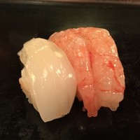 割烹 鮨 米八 - やりいかとあまえび