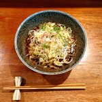 蕎麦 ろうじな - 冷やしたぬき（あげ玉）