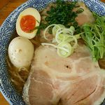 バカ盛りらーめん TABOO - 手火山式醤油ラーメンロッキー盛り（麺３６０ｇ）＋チャーシュー＋煮玉子トッピング