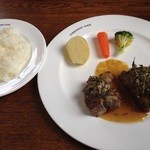 ヨークシャーファーム - ラムの香草焼き（約150g） 2500円+ライス200円