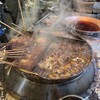 のんき屋 - 店頭のぐつぐつ丸鍋