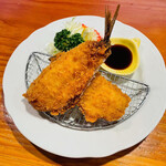 うまい登米っこ 欒や！ - アジフライ