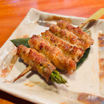 うまい登米っこ 欒や！ - アスパラ肉巻串