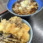 あやめ庵 - 十割蕎麦とミニ天丼セット1,400円