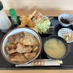 和風ダイニング しらはま - 料理写真:GW限定豚丼ミニフライセット1550円