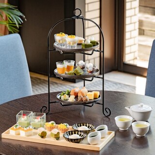 5～6月限定「宮崎県産マンゴー×抹茶」のアフタヌーンティー