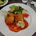 麻布笄軒 - カニクリームコロッケ2個2200円