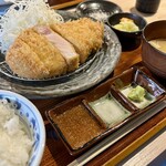 ぶた福 チャコール - 肉厚ロースかつ定食