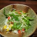 にんぎょう町　谷崎 - ポークシチューのセットサラダ。