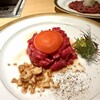 雪月花 たなかさとる - ⑤選べる肉刺し
・雪月花ユッケ 三河満月卵 
・神戸牛タタキ 自家製ポン酢