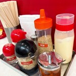 なぎちゃんラーメン - 卓上調味料