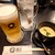 庄内魚河岸酒場 潮彩 - ドリンク写真:ビール・付き出し（冷製たまご豆腐）