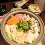 炭火居酒屋 炎 - 料理写真:生つくね塩ちゃんこ