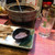 喜久屋 - 料理写真:黒胡麻餃子鍋とれんこんの天ぷら