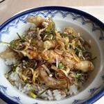 そらかぜ食堂 - げそ丼 アップ