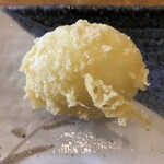 讃岐うどん いそや - 半熟たまご天 100円 揚げたては絶品！