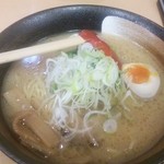 おおくら山 イオン江別店 - 濃厚鳥白湯味噌ラーメン