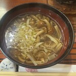 居酒屋 伝七 - 蕎麦の実ときのこのお椀