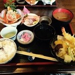 ファミリーれすとらん ひろせ 寿し正 - 天婦羅御膳