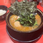 ラーメン 環2家 - ラーメン(並盛)[900円] + 味玉[100円] + ほうれん草[200円]2