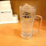 日高屋 - ドリンク写真:「ウォッカ ソーダ割り」(300円)