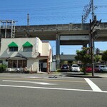 喫茶 軽食 エフ・ビイ・アイ - 店舗外観、駐車場