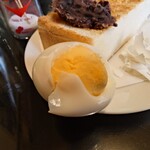 喫茶 軽食 エフ・ビイ・アイ - ◯茹で卵
味には関係ないけれど茹で過ぎてはいない