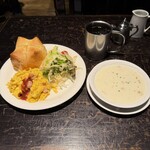 プランタン珈琲商会 - 料理写真:No.6 ＋ コーンチャウダースープ