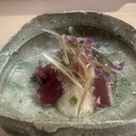 匠 鮨 おわな - カツオの山かけ
