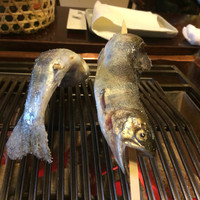 黒茶屋 - 桔梗コース 炭焼き 川魚