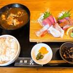 魚輝水産 - 料理写真:日替わりお造り定食
