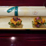 Ginza Shinohara - Fugu Nitsuke with Sea Urchin on Top