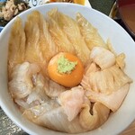 魚まる食堂 - ヒラメエンガワ丼